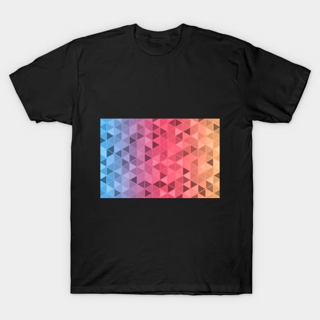 vector design t shirt color rainbow colors T-Shirt by milica.brdar77@gmail.com